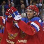 There is enormous pressure on the Russian men's hockey team to win gold on home ice in Sochi, but they weren’t impressive in an opening win over Slovenia. REUTERS/Mark Blinch